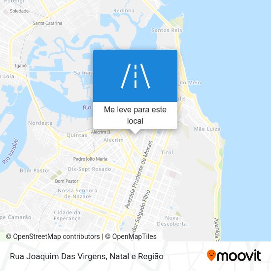 Rua Joaquim Das Virgens mapa