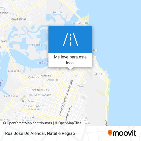 Rua José De Alencar mapa