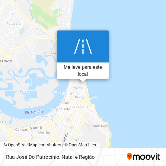 Rua José Do Patrocínio mapa