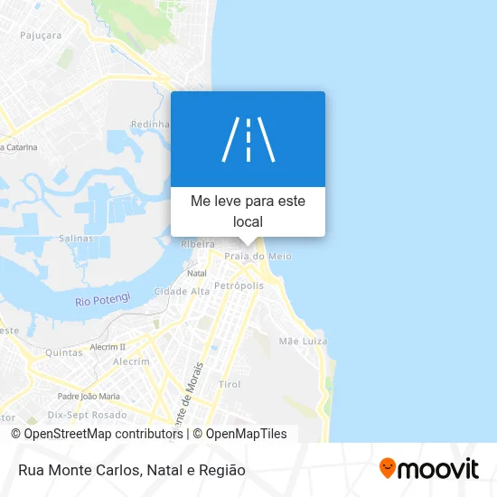 Rua Monte Carlos mapa