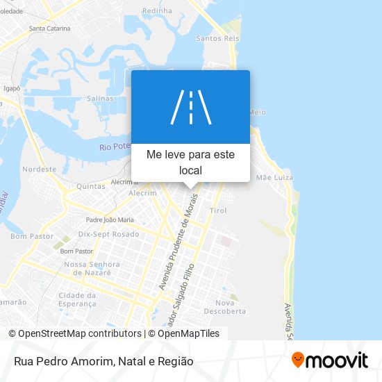 Rua Pedro Amorim mapa