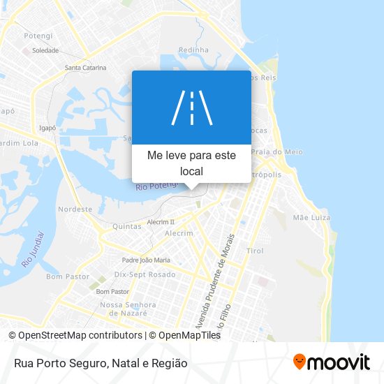 Rua Porto Seguro mapa