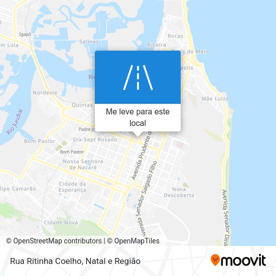 Rua Ritinha Coelho mapa