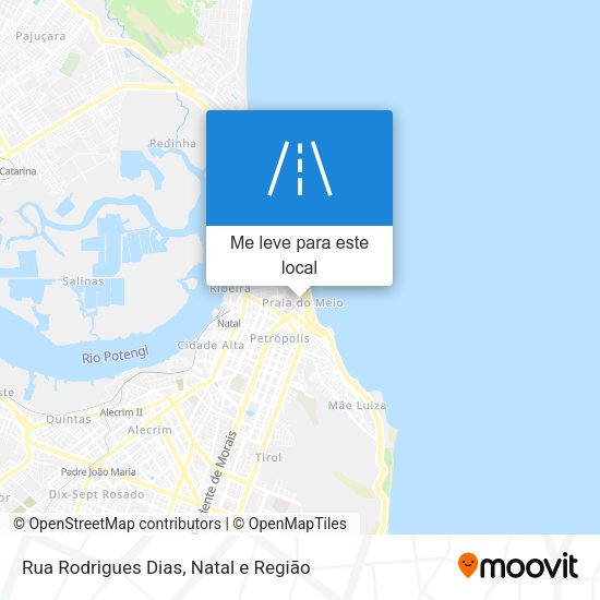 Rua Rodrigues Dias mapa