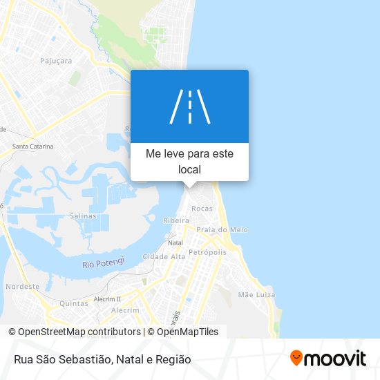 Rua São Sebastião mapa