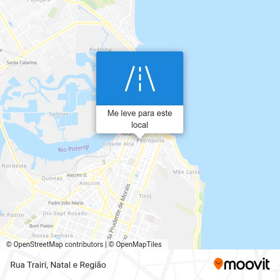 Rua Trairi mapa