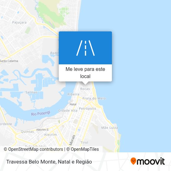 Travessa Belo Monte mapa