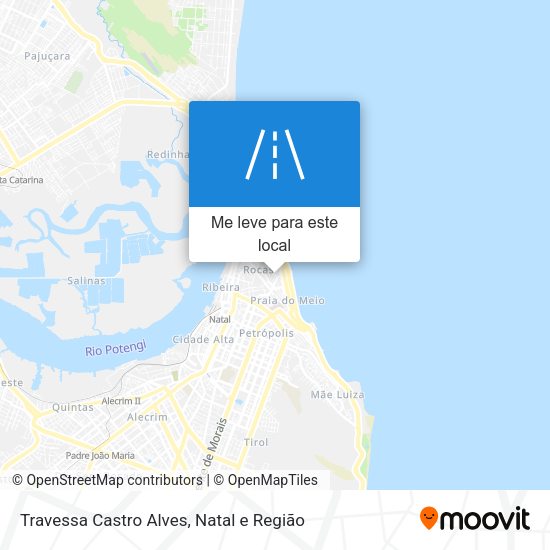 Travessa Castro Alves mapa