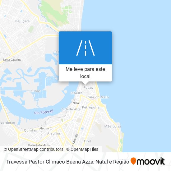 Travessa Pastor Clímaco Buena Azza mapa