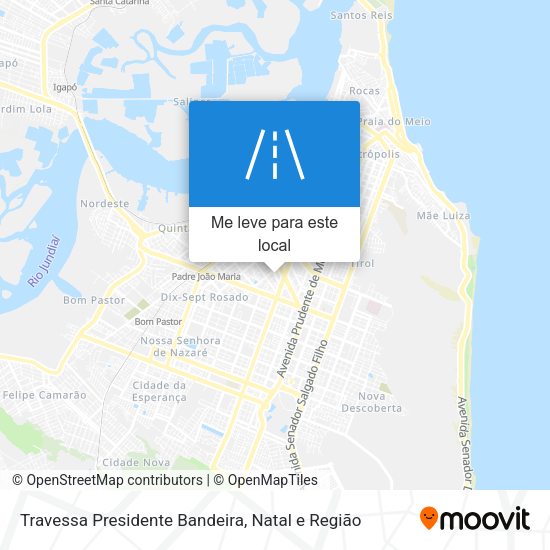 Travessa Presidente Bandeira mapa