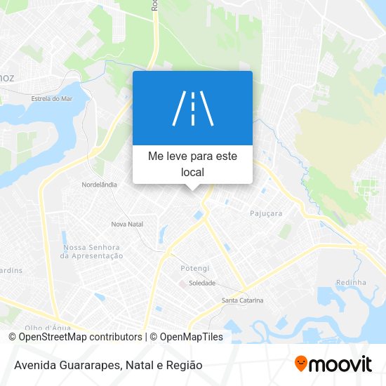 Avenida Guararapes mapa