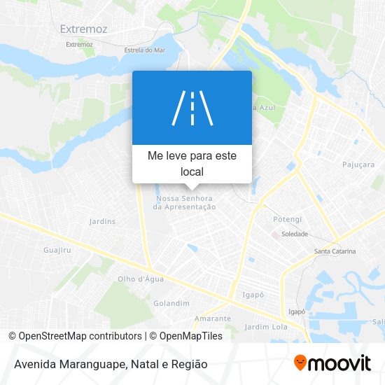 Avenida Maranguape mapa