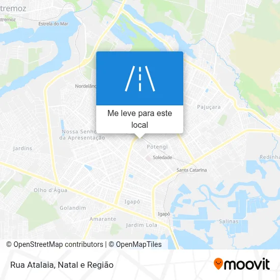 Rua Atalaia mapa