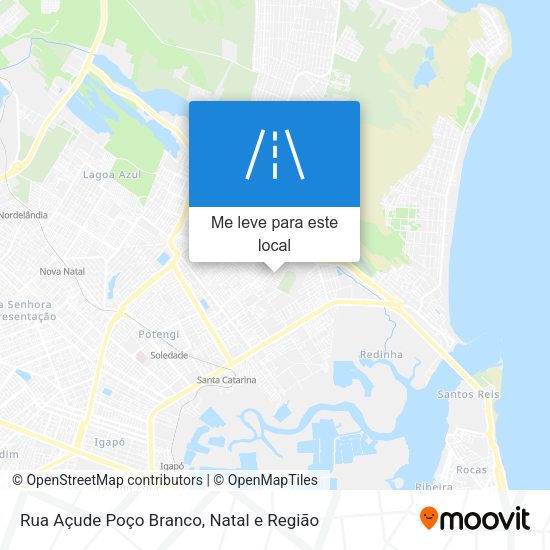 Rua Açude Poço Branco mapa
