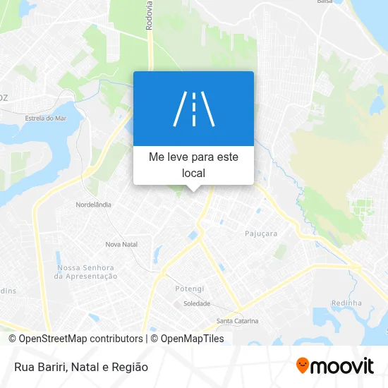 Rua Bariri mapa
