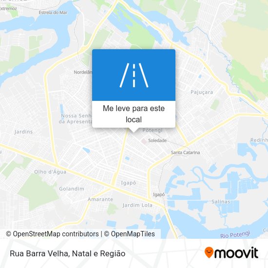 Rua Barra Velha mapa