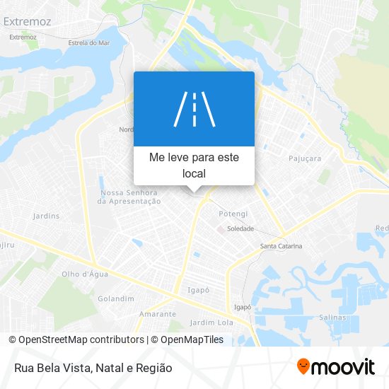 Rua Bela Vista mapa