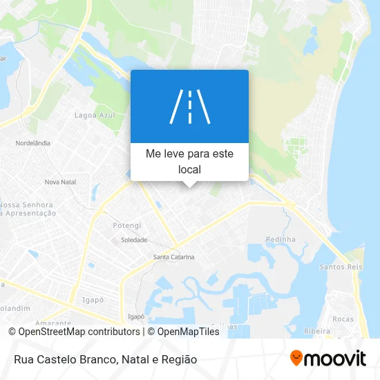 Rua Castelo Branco mapa