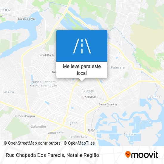 Rua Chapada Dos Parecis mapa