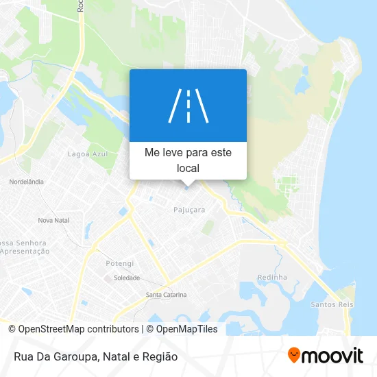 Rua Da Garoupa mapa