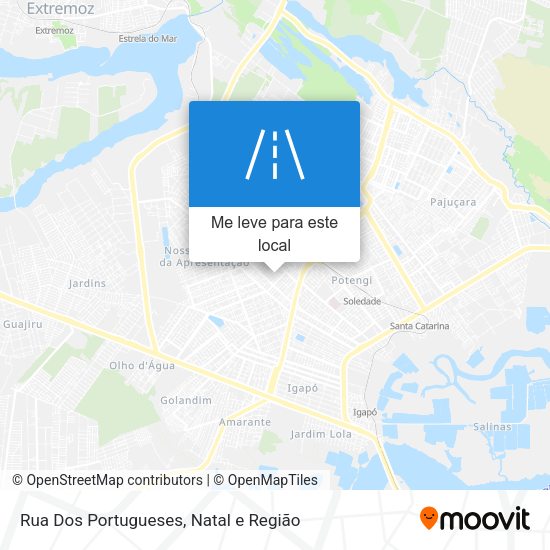 Rua Dos Portugueses mapa