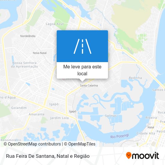 Rua Feira De Santana mapa