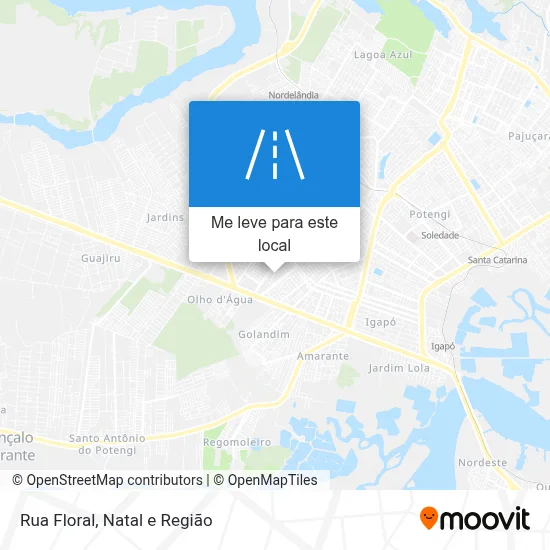 Rua Floral mapa