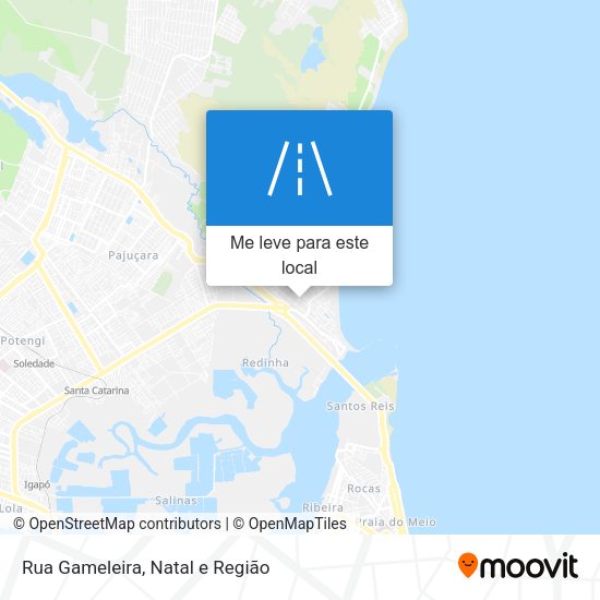 Rua Gameleira mapa