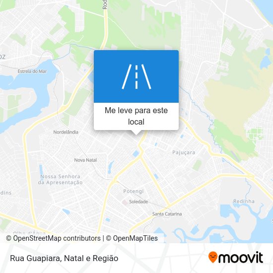 Rua Guapiara mapa