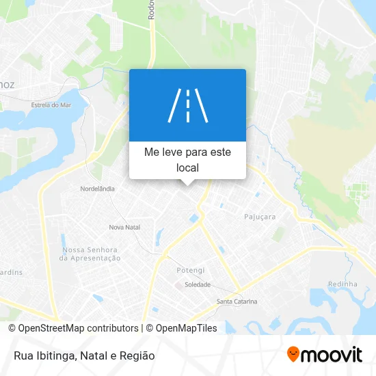 Rua Ibitinga mapa