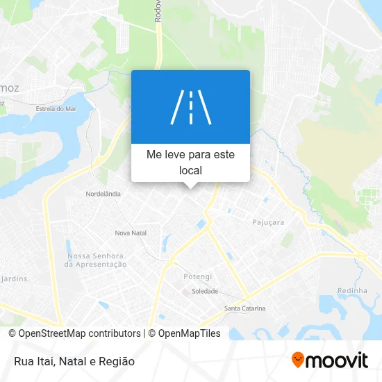 Rua Itai mapa