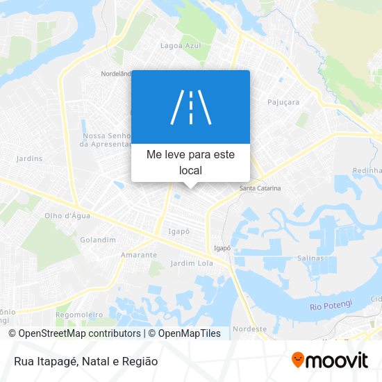 Rua Itapagé mapa