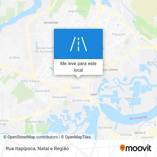 Rua Itapipoca mapa