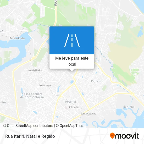 Rua Itariri mapa