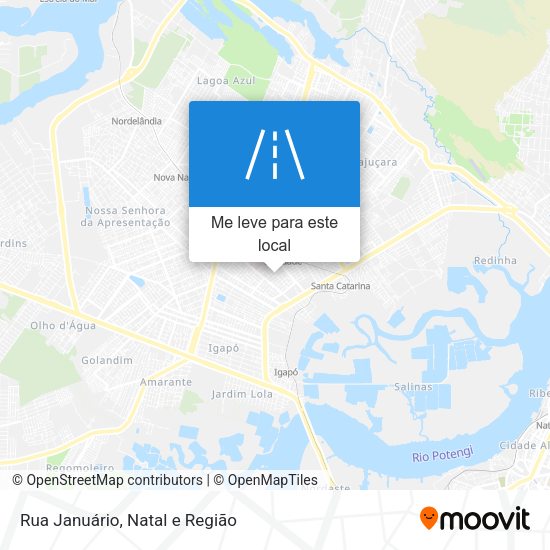 Rua Januário mapa