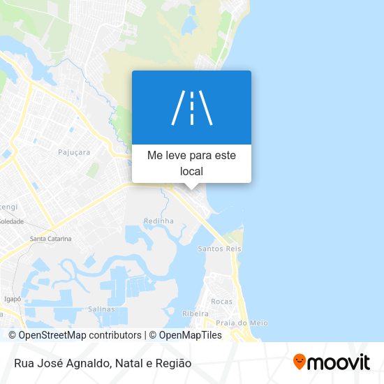 Rua José Agnaldo mapa