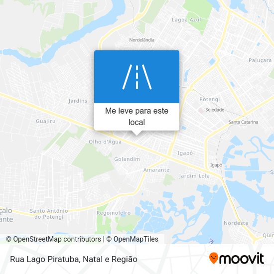 Rua Lago Piratuba mapa