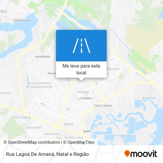Rua Lagoa De Amaná mapa
