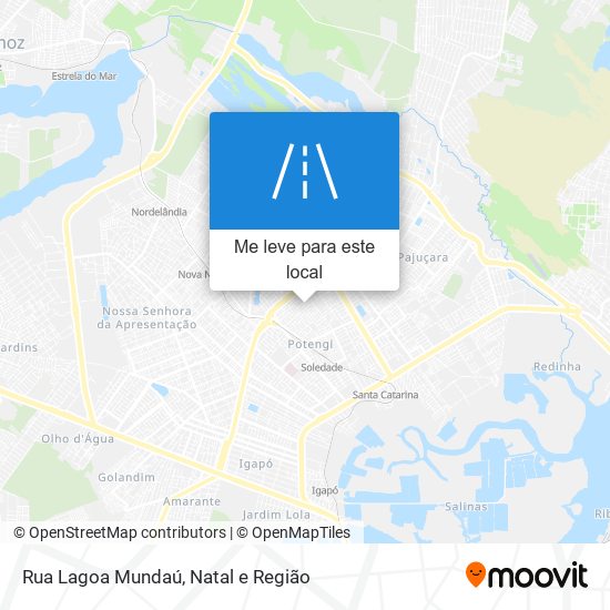 Rua Lagoa Mundaú mapa