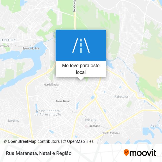 Rua Maranata mapa