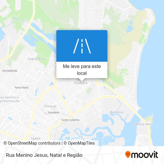 Rua Menino Jesus mapa