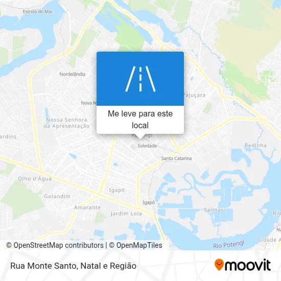Rua Monte Santo mapa