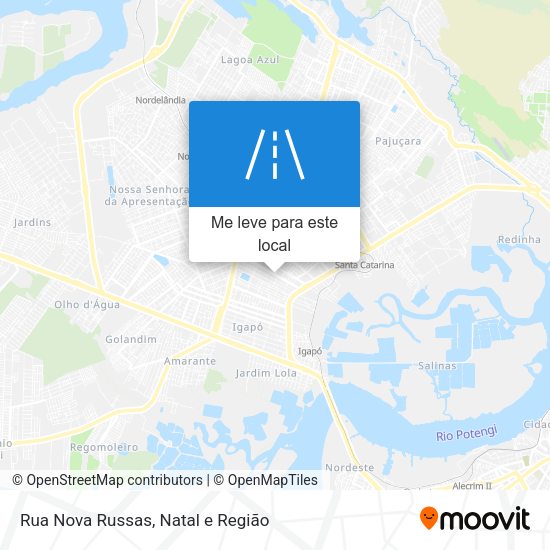 Rua Nova Russas mapa