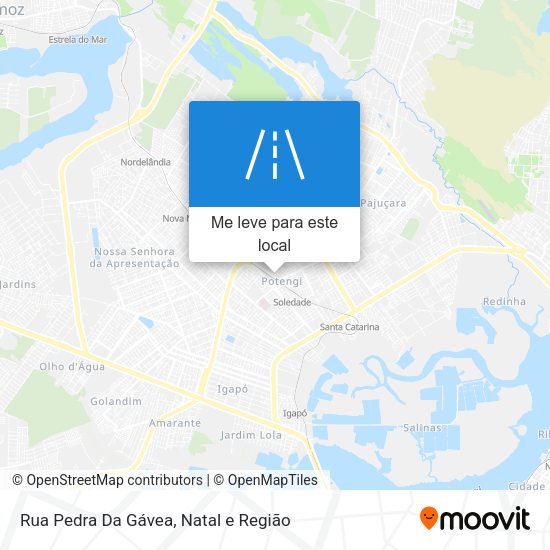 Rua Pedra Da Gávea mapa