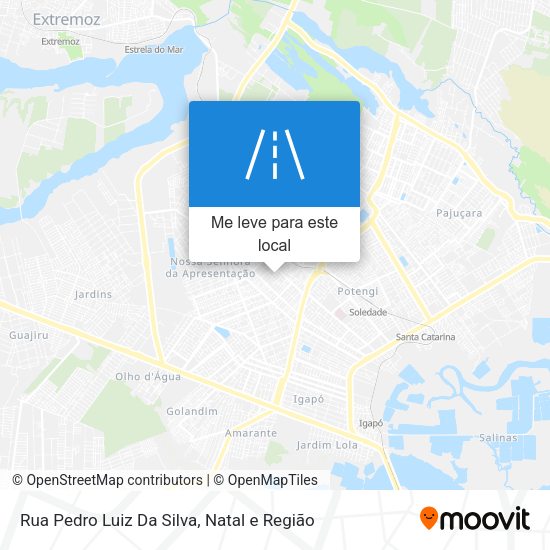 Rua Pedro Luiz Da Silva mapa