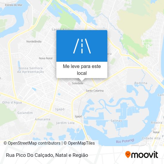 Rua Pico Do Calçado mapa