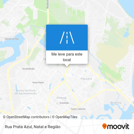 Rua Prata Azul mapa