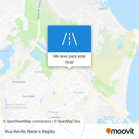 Rua Recife mapa
