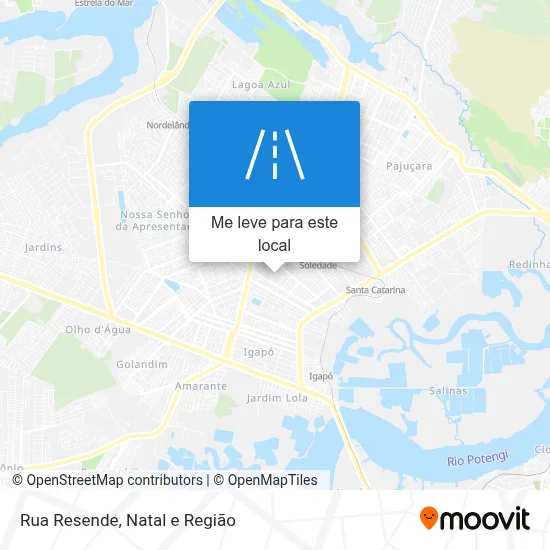Rua Resende mapa