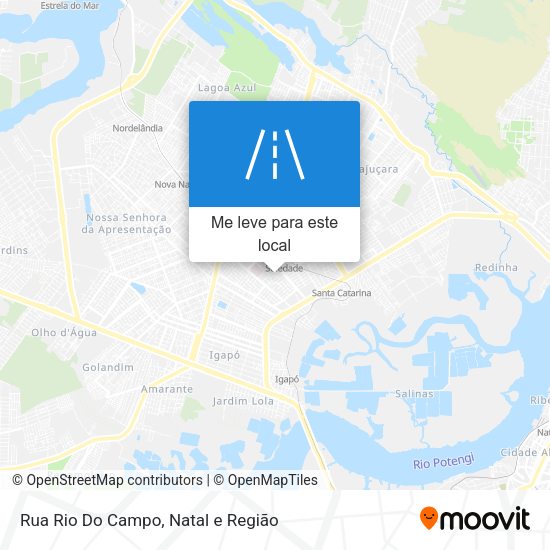 Rua Rio Do Campo mapa